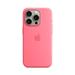 iPhone 15 Pro Silicone Case with MS - Pink MWNJ3ZM/A