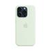 iPhone 15 Pro Silicone Case with MS - Soft Mint MWNL3ZM/A