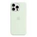 iPhone 15 ProMax Silicone Case with MS - Soft Mint MWNQ3ZM/A