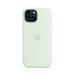 iPhone 15 Silicone Case with MS - Soft Mint MWNC3ZM/A