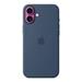 iPhone 16 Plus Silicone Case with MagSafe - Denim MYYA3ZM/A