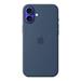 iPhone 16 Plus Silicone Case with MagSafe - Denim MYYA3ZM/A