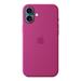 iPhone 16 Plus Silicone Case with MagSafe - Fuchsia MYYE3ZM/A