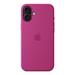 iPhone 16 Plus Silicone Case with MagSafe - Fuchsia MYYE3ZM/A