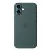 iPhone 16 Plus Silicone Case with MagSafe - Lake Green MYYH3ZM/A