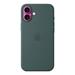 iPhone 16 Plus Silicone Case with MagSafe - Lake Green MYYH3ZM/A