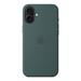 iPhone 16 Plus Silicone Case with MagSafe - Lake Green MYYH3ZM/A