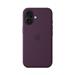 iPhone 16 Silicone Case with MagSafe - Plum MYY43ZM/A