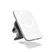 iStores by Epico Ultrathin Wireless Car Charger - MagSafe compatible - Strieborná/biela 9915102100019