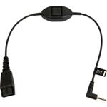 Jabra Cord, QD-Jack 2,5mm, 0,3m, straight 8800-00-55