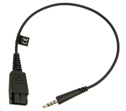 Jabra Cord, QD-Jack 3,5mm, Blackberry, Iphone 8800-00-69