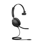 Jabra Evolve2 40 SE/Mono/USB-C/Drát/Černá 24189-889-899