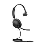 Jabra Evolve2 40 SE/Mono/USB/Drát/Černá 24189-889-999