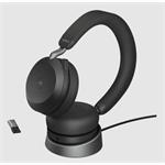 Jabra Evolve2 75, USB-A, MS Stereo Stand, Black 27599-999-989