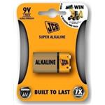 JCB SUPER alkalická baterie 6LR61/9V, blistr 1 ks JCB-6LR61-1B