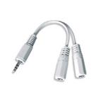 kábel audio jack 3,5 mm rozdeľovací, 10 cm CABLEXPERT