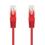 Kabel C-TECH patchcord Cat5e, UTP, červený, 2m