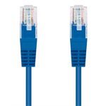 Kabel C-TECH patchcord Cat5e, UTP, modrý, 0,25m