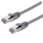 Kabel C-TECH patchcord Cat6a, S/FTP, šedý, 3m CB-PP6A-3