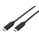 Kabel C-TECH USB 3.2, Type-C (CM/CM), PD 100W, 20Gbps, 1m, černý CB-USB32-10B