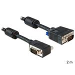 Kábel Delock SVGA kabel 2m M/M pravoúhlý 83173