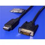 Kabel DisplayPort M- DVI (24+1) M, 2m, čierna KM020DDF01