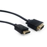 kábel DisplayPort na VGA, 1,8m, CABLEXPERT CCP-DPM-VGAM-6