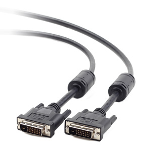 kábel DVI (dual link), 1,8m, čierny, CABLEXPERT CC-DVI2-BK-6