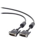 kábel DVI dual link 10M, CABLEXPERT čierny CC-DVI2-BK-10M