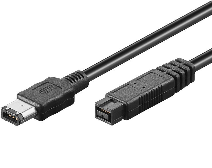 Kábel FireWire 800, 1394B 9pin-6pin 1,8 m kfib96-2