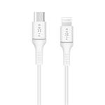 Kabel FIXED USB-C/Lightning, 1 metr, MFI, 60W, bílý FIXD-CL-WH