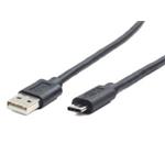 Kábel Gembird USB 2.0 to USB-C 3m black