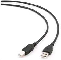 Kábel Gembird USB 2.0 typ A-B 3m. HQ Black