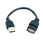 Kabel Gembird USB A-A 0,15m 2.0 prodlužovací HQ Black