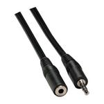 Kabel Jack (3,5mm) M- Jack (3,5mm) F, 2m, čierna KE020AJJ01