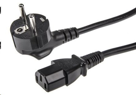 Kábel sieťový / napájací 230V, 1,8m, C13 - Schuko, High quality KABEL SIETOVY 220V