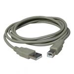 Kábel USB (2.0), USB A M- USB B M, 1.8m, čierny, Logo, blistr 17057