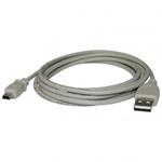 Kábel USB (2.0), USB A M- USB mini M (5 pin), 3m, čierny KVUF030N01