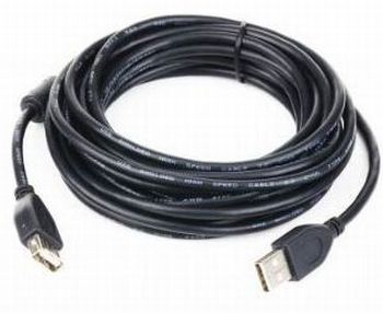 Kabel USB A-A 4,5m 2.0 prodl. HQ s ferrit. jádrem CCF-USB2-AMAF-15