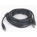 Kabel USB A-B 1,8m 2.0 HQ s ferritovým jádrem