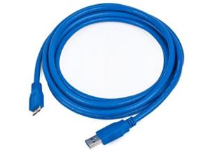 Kabel USB A-B micro 1,8m 3.0, modrý