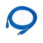 Kabel USB A-B micro 3m 3.0, modrý CCP-mUSB3-AMBM-10