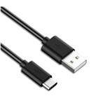 Kábel USB PREMIUMCORD 3.1 C/M - USB 2.0 A/M, rýchlonabíjací prúd 3A, 1m, čierna