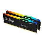 KINGSTON 32GB 6400MT/s DDR5 CL32 DIMM (Kit of 2) FURY Beast RGB XMP KF564C32BBAK2-32