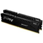 KINGSTON DIMM DDR5 16GB (Kit of 2) 6000MT/s CL30 ECC FURY Beast XMP Černá KF560C30BBK2-16