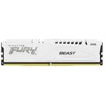 KINGSTON DIMM DDR5 32GB 6400MT/s CL32 ECC FURY Beast XMP Bílá KF564C32BW-32