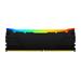 KINGSTON FURY Renegade RGB 128GB DDR4 3200MT/s / CL16 / DIMM / Black / Kit 4x 32GB KF432C16RB2AK4/128