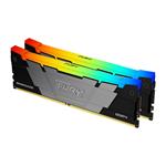 KINGSTON FURY Renegade RGB 16GB DDR4 4000MT/s / CL19 / DIMM / Black / Kit 2x 8GB KF440C19RB2AK2/16