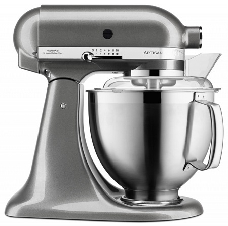 KitchenAid Robot "Artisan 185" - strieborno šedá 5KSM185PSEMS