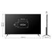 KIVI TV 65U760QB, 65" (163cm), HD LED TV, AndroidTV 11, Black, 3840x2160, 60 Hz,2x8W, 33 kWh/1000h ,HDMI ports 2